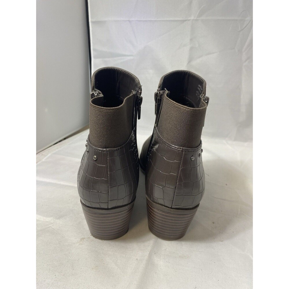 Market & Spruce Women's Kadie Bootie Brown Ankle Boots Size 10 - Picture 4 of 9